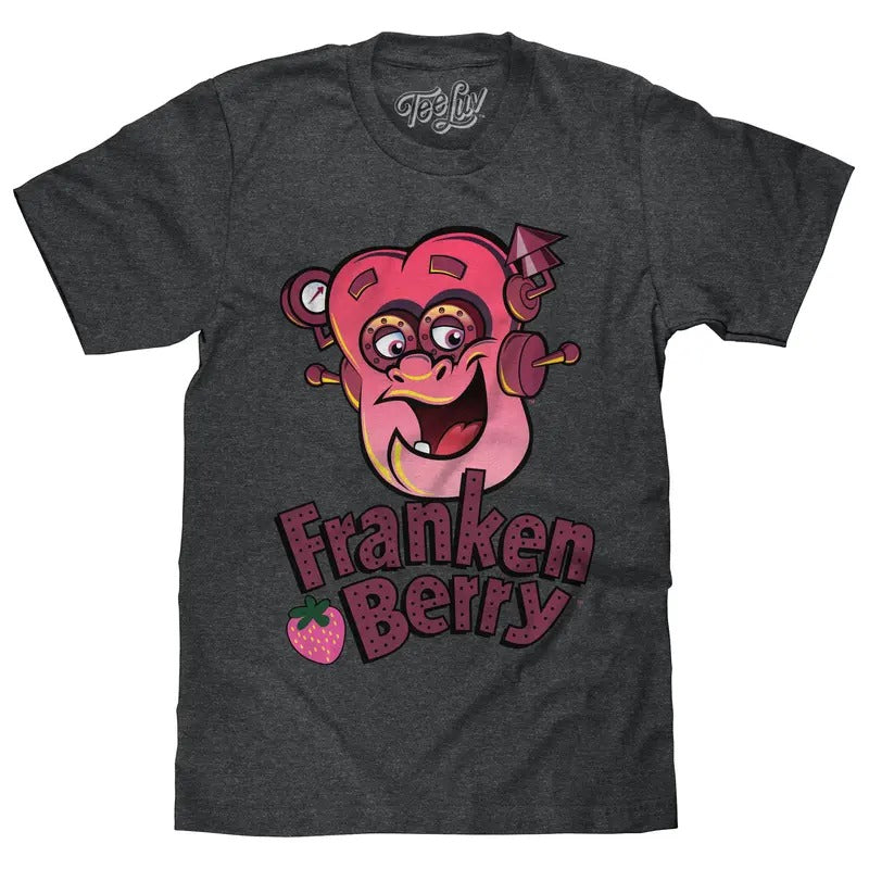 Franken Berry T-Shirt - Charcoal Gray Hoodie, Sweatshirt | HypeDripTees.com