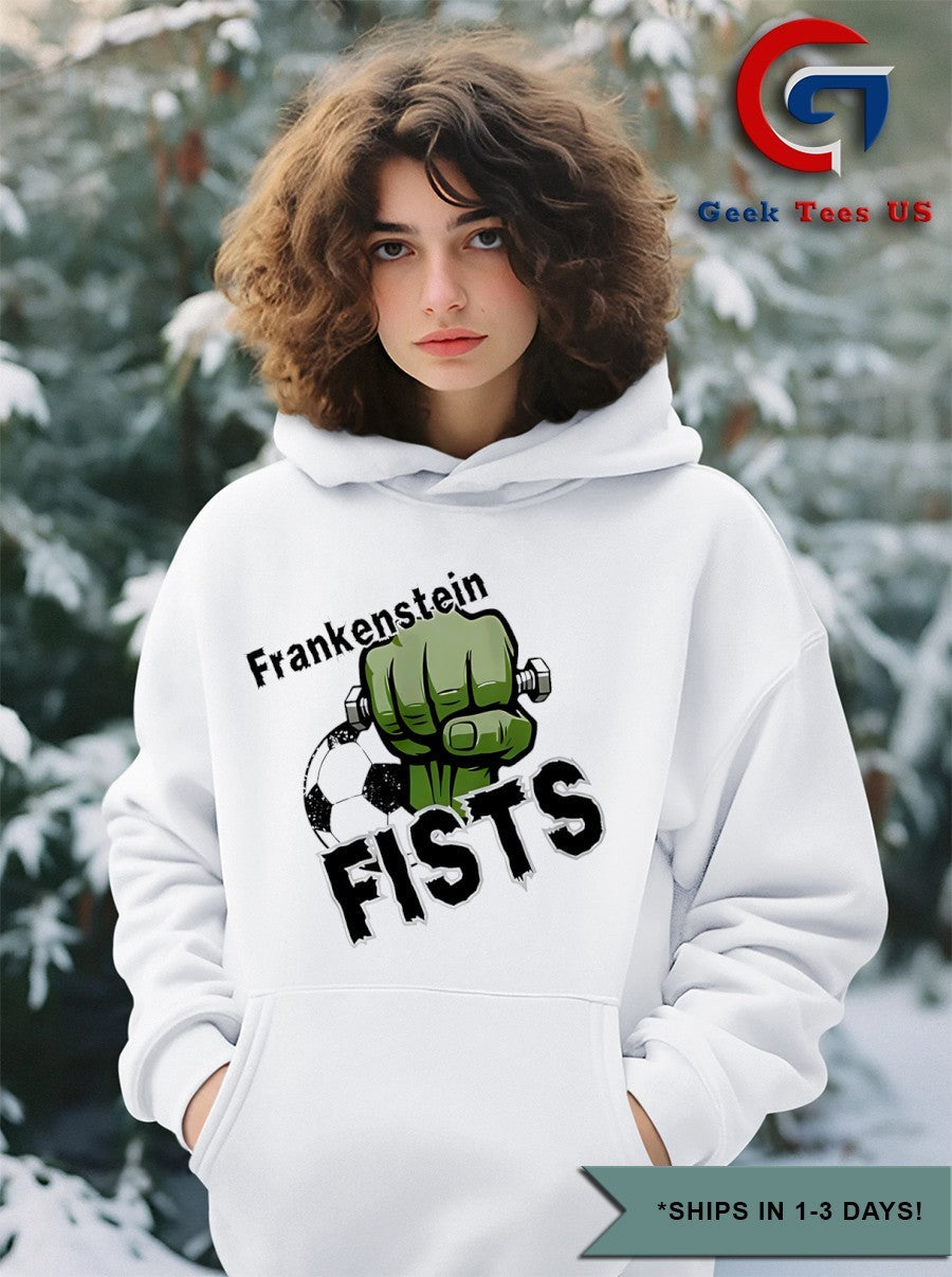 Frankenstein Fists soccer shirt