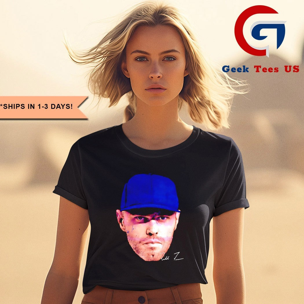 Freddie Freeman Los Angeles Dodgers Baseball headshot signature shirt