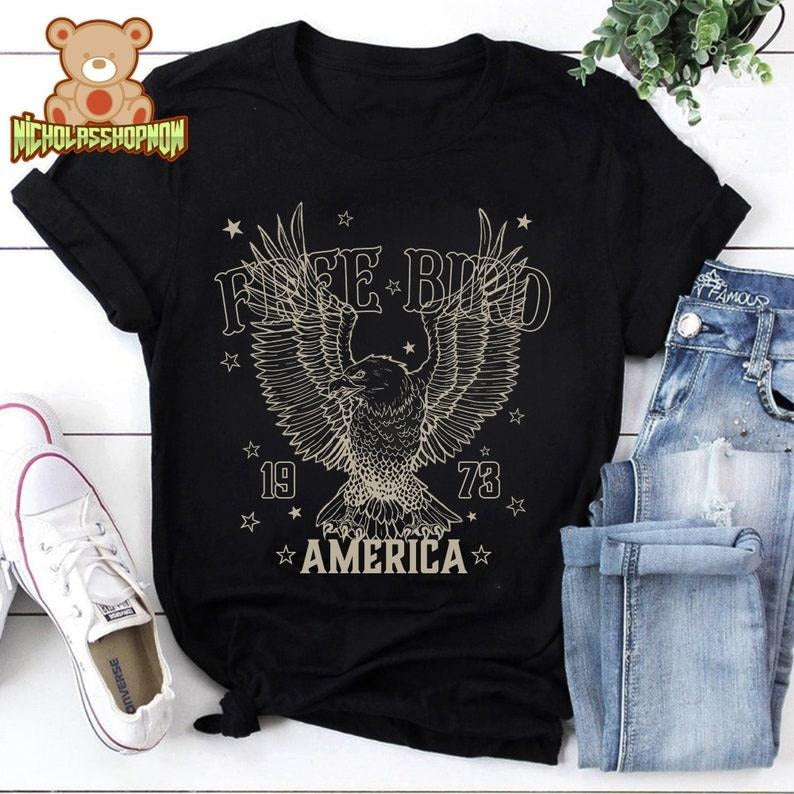 Free Bird Shirt, Rock Band Tee, Rock Lover Shirt Hoodie, Sweatshirt | HypeDripTees.com