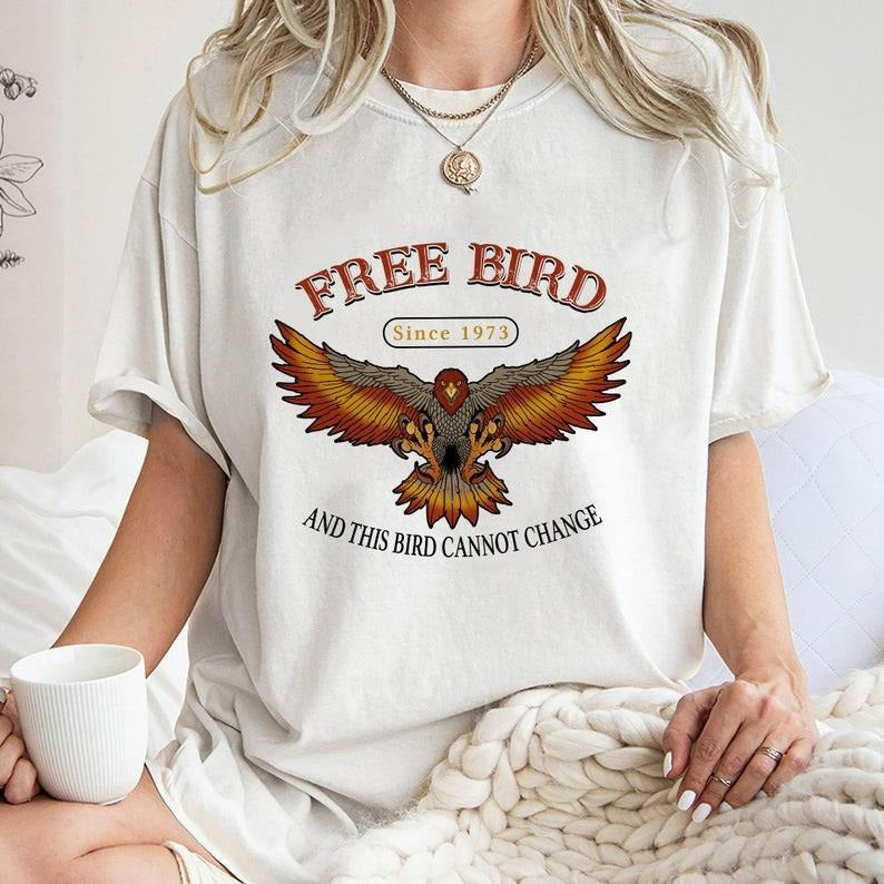 Free Bird Shirt, Trending Tee Shirt, Funny Bird Watcher Shirt, Rock Band T-Shirt Hoodie, Sweatshirt | HypeDripTees.com