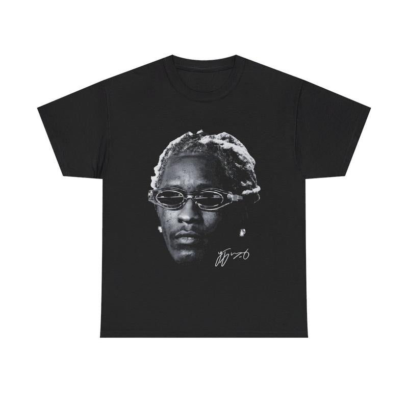 Free Thug Hard T-Shirt Rap Tee Concert Merch Free Thugger Slime Season Red Rare Hip Hop Graphic Print Casual Classic...
