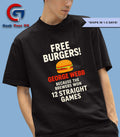 Free burgers George Webb because the Brewers won 12 straight game shirt