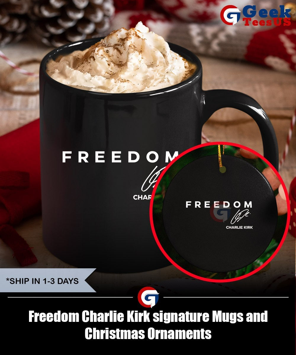 Freedom Charlie Kirk signature shirt