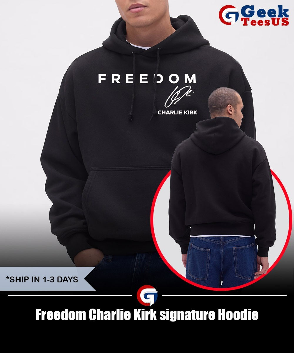 Freedom Charlie Kirk signature shirt