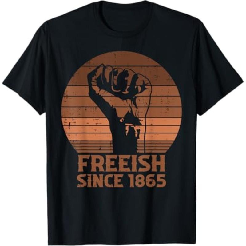Freeish Since 1865 Fist Black Juneteenth African American T-Shirt Hoodie, Sweatshirt | HypeDripTees.com