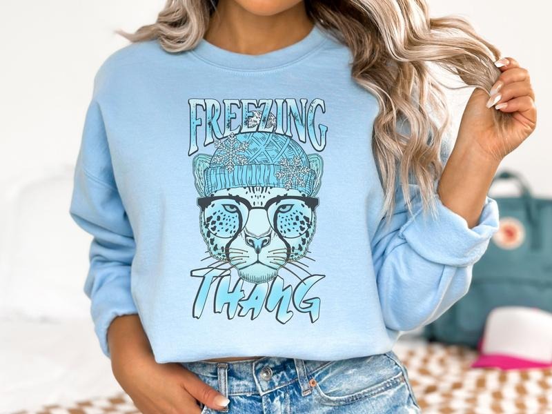 Freezing Thang Sweatshirt, Freezing Weather Sweatshirt T-Shirts, Hoodie | HypeDripTees.com