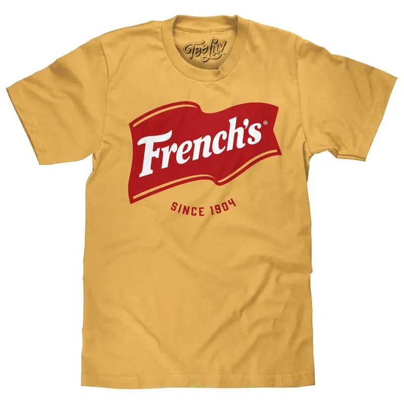 French's Mustard Since 1904 T-Shirt - Yellow Hoodie, Sweatshirt | HypeDripTees.com