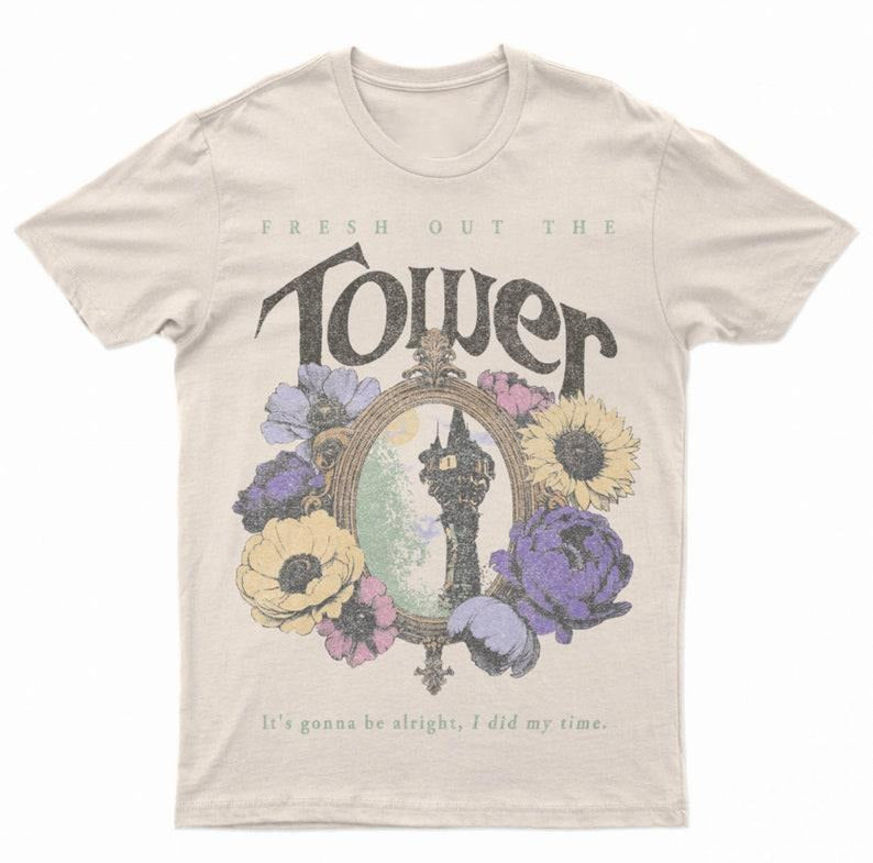 Fresh Out The Tower Tee, Theme Park Tshirt Gift Men's T-Shirt Hoodie, Sweatshirt | HypeDripTees.com