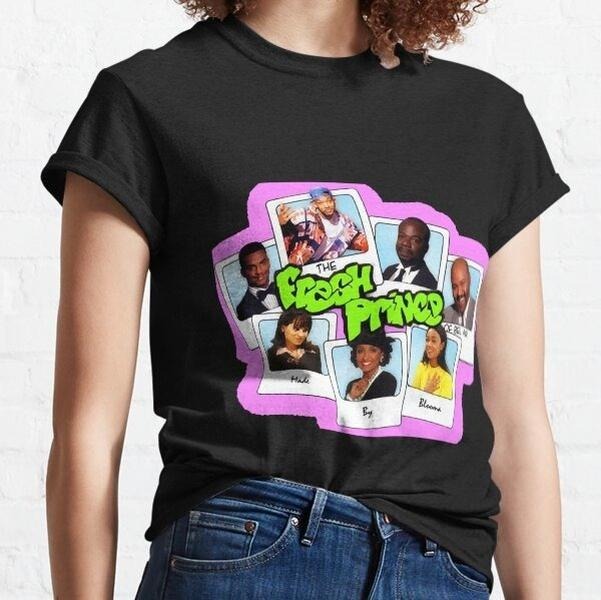 Fresh Prince Cast Graphic Tee Retro 90s Style Streetwear Hip Hop Vibe Shirt Hoodie, Sweatshirt | HypeDripTees.com