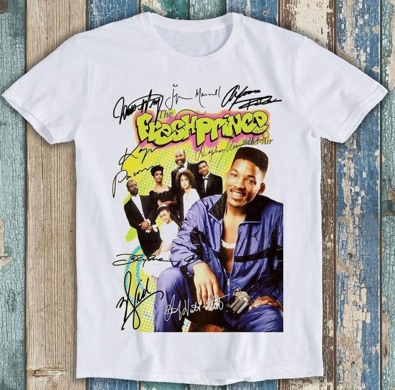 Fresh Prince Of Bel Air Cartoon Duo 90s Sitcom Collage Graphic Vintage Shirt Hoodie, Sweatshirt | HypeDripTees.com