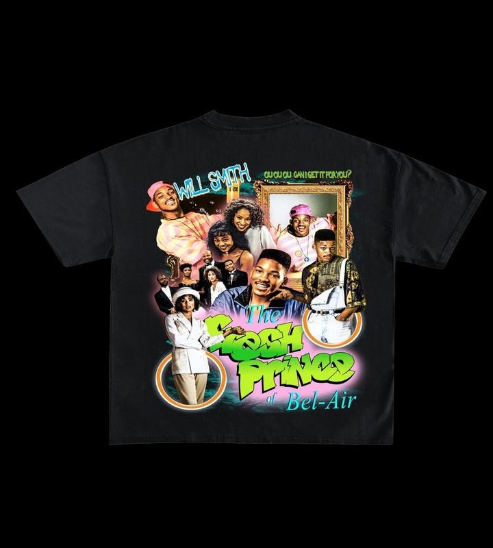 Fresh Prince Of Bel Air Cast 90s Sitcom Throwback Graphic Retro Fan Art Vintage Shirt Hoodie, Sweatshirt | HypeDripTees.com