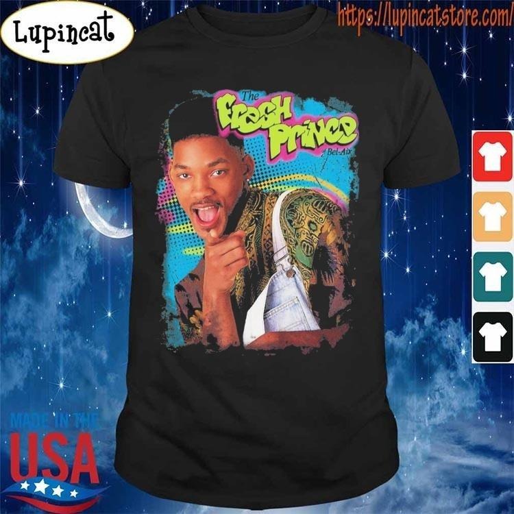 Fresh Prince Will Smith Portrait Tee Colorful Retro 90s Vibe Shirt Hoodie, Sweatshirt | HypeDripTees.com