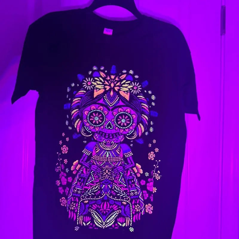 Frida Catrina t-shirt Cotton Black Hoodie, Sweatshirt | HypeDripTees.com