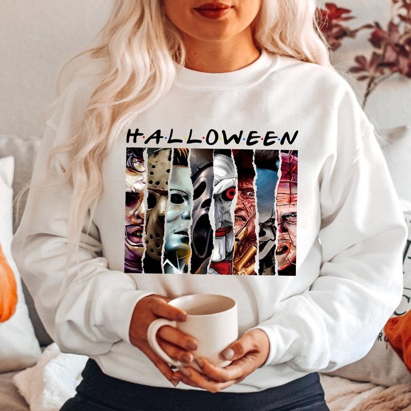 Friends Character H0rror Shirt, Halloween H0rror Characters Shirts, H0rror Movie Shirts Hoodie, Sweatshirt | HypeDripTees.com