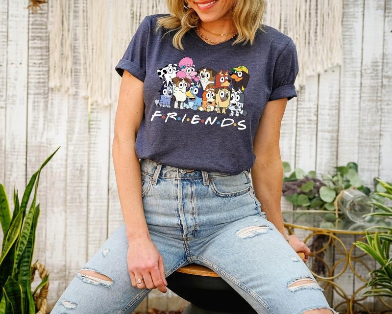 Friends T-shirt, Bluey  sweater Hoodie, Sweatshirt | HypeDripTees.com