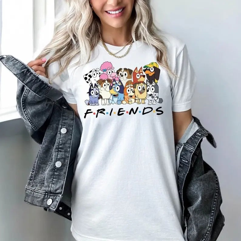 Friends T-shirt, Bluey Shirt Hoodie, Sweatshirt | HypeDripTees.com