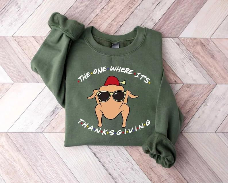 Friends Turkey Thanksgiving Shirt One Where 'S Thanksgiving Thanksgiving Friends Turkey T-Shirts, Hoodie, Sweatshirt