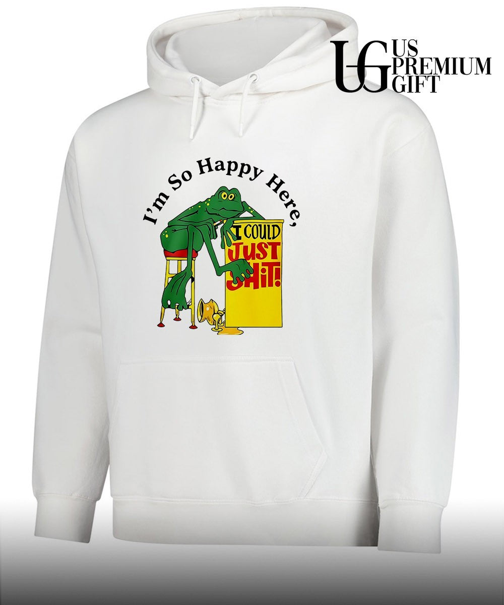 Frog I’m so happy here I could just shit shirt