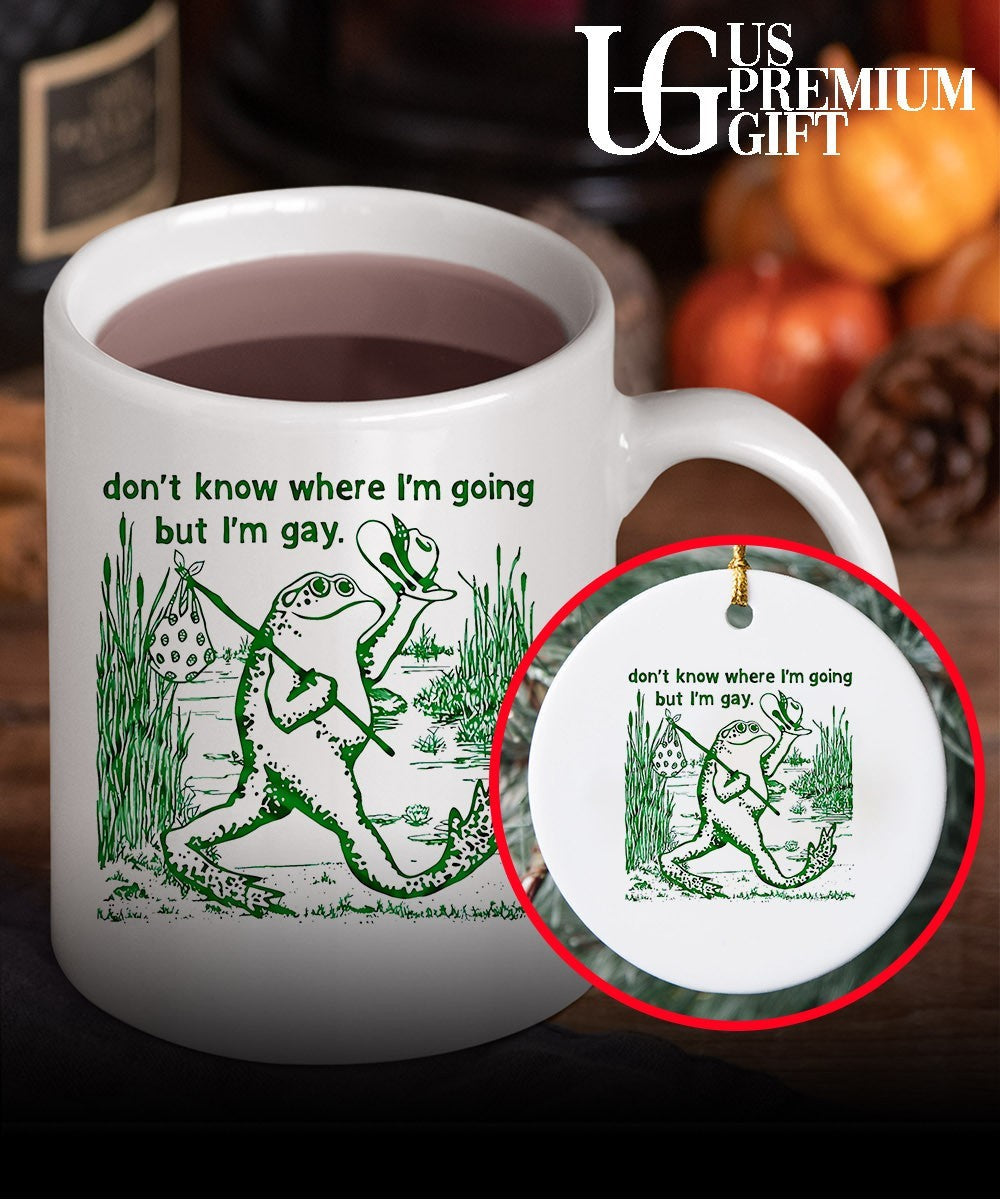 Frog LGBT don’t know where I’m going but I’m Gay shirt