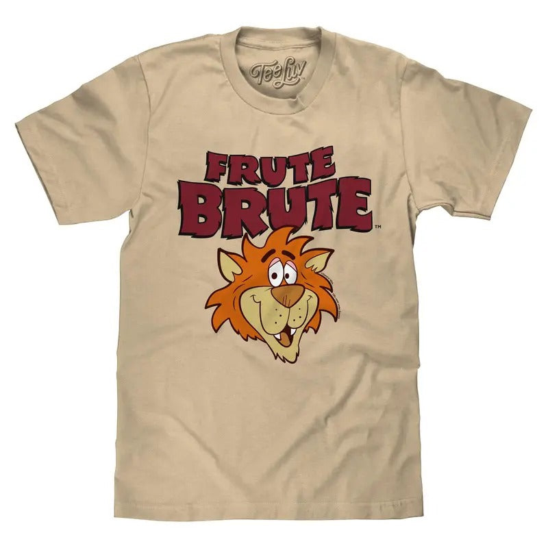 Frute Brute Cereal Retro 70s Cartoon Werewolf T-Shirt - Cream graphic tee 90s Hoodie, Sweatshirt | HypeDripTees.com