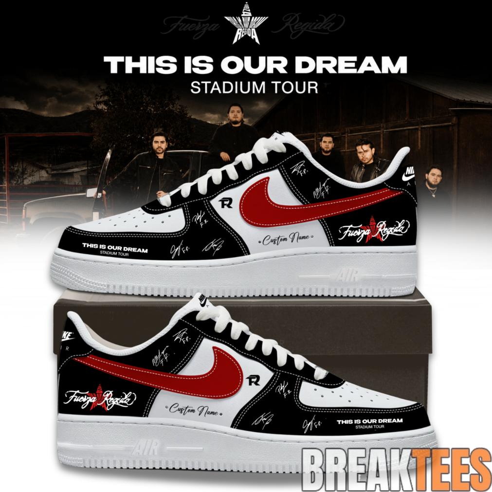 Fuerza Regida “This Is Our Dream Stadium Tour” 2026 Limited Edition Signature AF1 Shoes