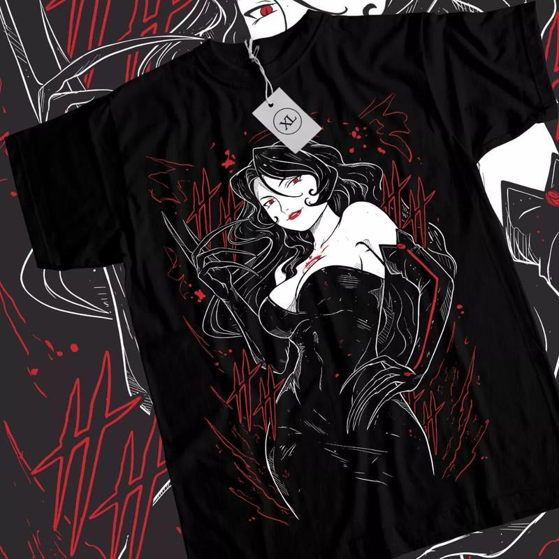 Fullmetal Alchemist Anime T-shirt & Sweatshirt, Lust Kawaii Girl Waifu Graphic Tee, Anime Manga Lover Gifts Ball Comfort...