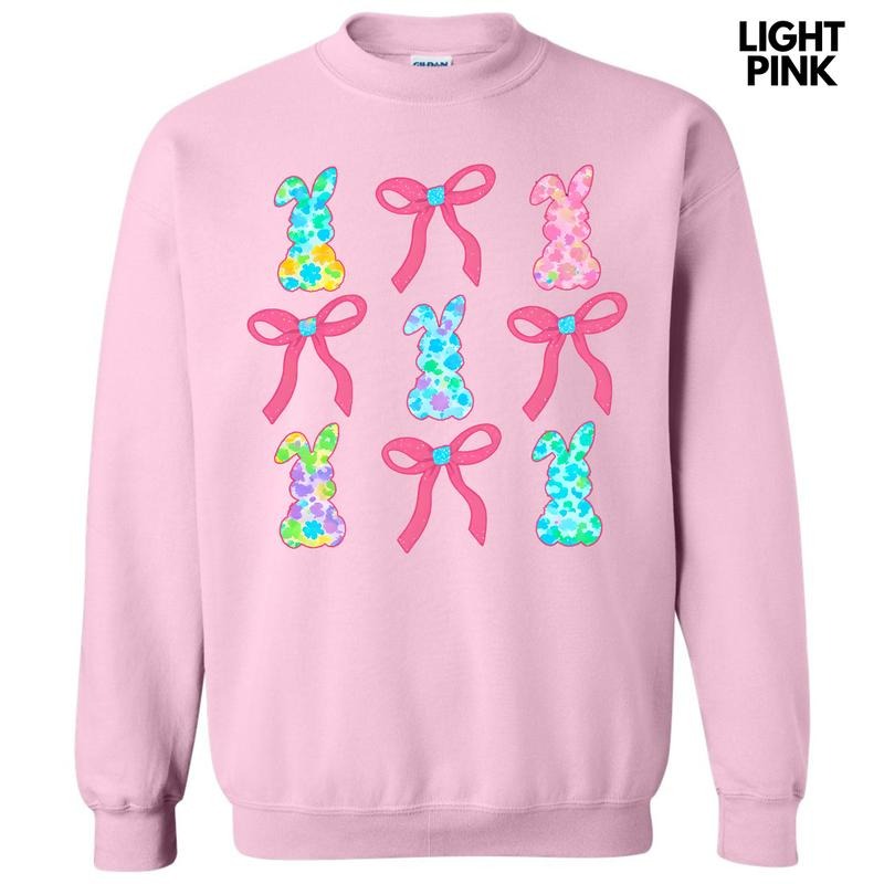 Fun Bunny Bow Collage Sweatshirt 'NLB' T-Shirts, Hoodie | HypeDripTees.com
