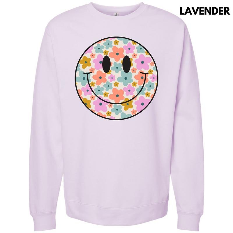 Fun Flower Happy Face Sweatshirt 'NLB' T-Shirts, Hoodie | HypeDripTees.com