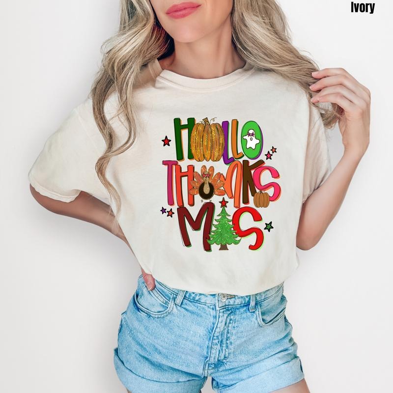 Fun Hallo-Thanks-Mas Comfort Colors T-Shirt 'NLB' Hoodie, Sweatshirt | HypeDripTees.com