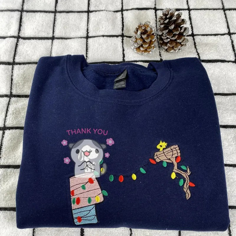 Funny  Embroidered christmas Sweatshirt - Family Matching Christmas Party Shirt
