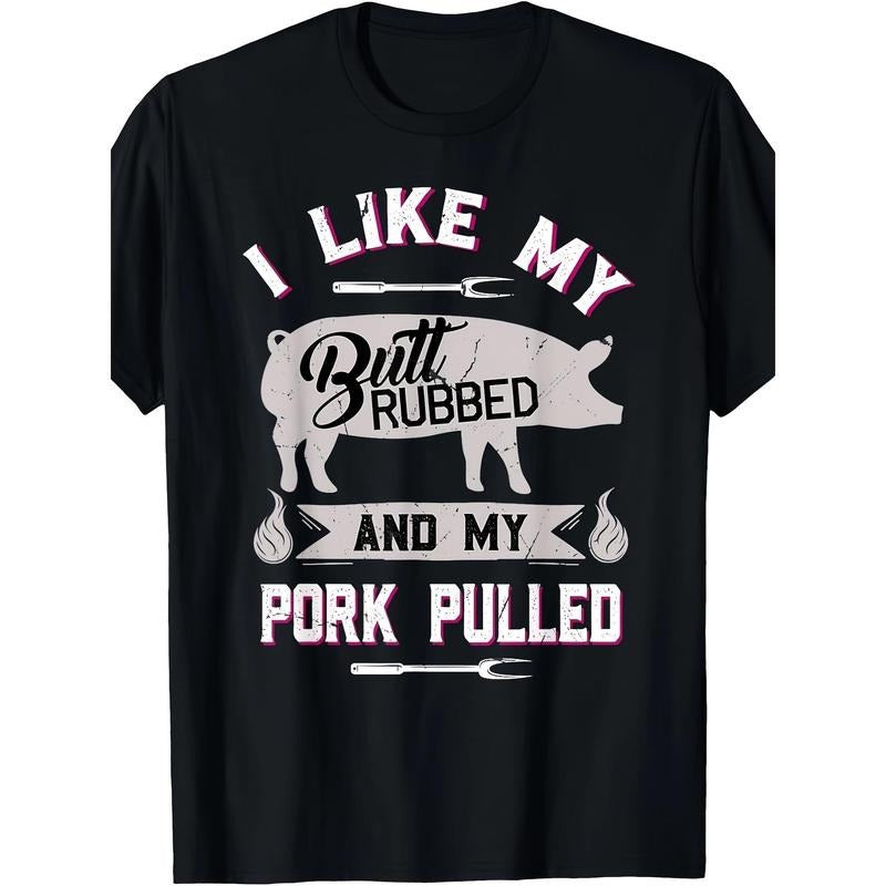 Funny BBQ Grilling Quote Pig Pulled Pork T-Shirt Made in USA Hoodie, Sweatshirt | HypeDripTees.com