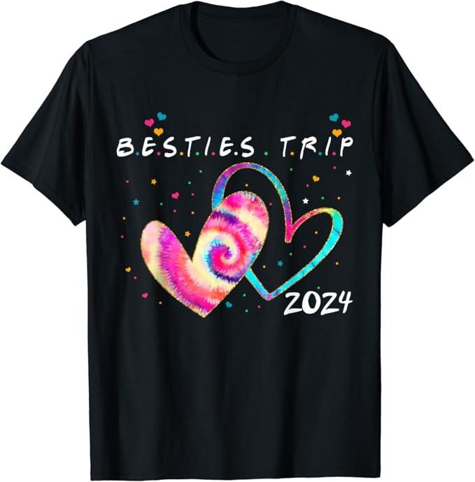 Funny Best Friend Shirts, Gift For Best Friend, Girls Trips 2024 Summer Vacation Best Friend Besties T-Shirt Menswear Top...
