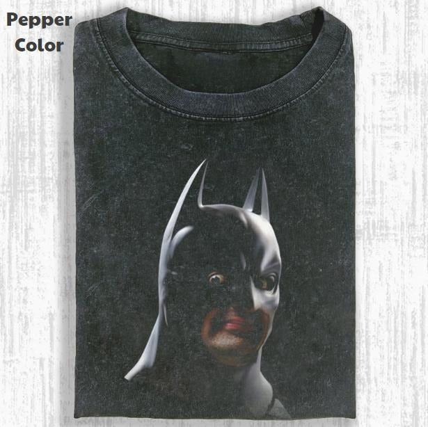 Funny Character Vintage Graphic Tee, Bat Mr. Bean T-Shirt, Unisex Meme Cringe Funny Shirt, Menswear Womenswear Streetwear Cotton Comfort