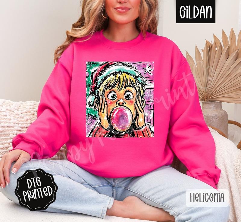 Funny Christmas Bubble Sweatshirt, Trendy Women's Holiday Sweater T-Shirts, Hoodie | HypeDripTees.com