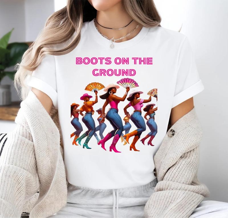 Funny Cowgirl Boots Bling Women Gifts Cute Love Country Life T-Shirt 100% cotton Hoodie, Sweatshirt | HypeDripTees.com