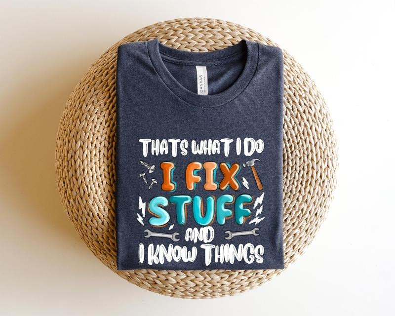 Funny Dad Birthday T Shirt Hoodie Sweater fixer Of Things Shirtnew Dad Shirtdad Shirtdaddy Shirtfather's Day Shirtbest...
