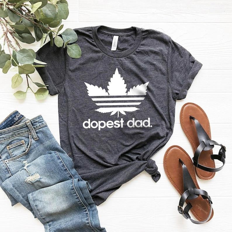 Funny Dad Shirt, Dad Gift, Marijuana Gift, Dopest Dad T Shirt, Cannabis Tshirt, Weed Dad Shirt, 420-Weed Shirt Hoodie,...