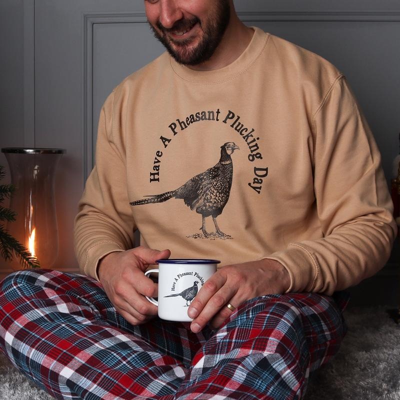 Funny Festive Pheasant Sweatshirt for Winter Holidays T-Shirts, Hoodie | HypeDripTees.com