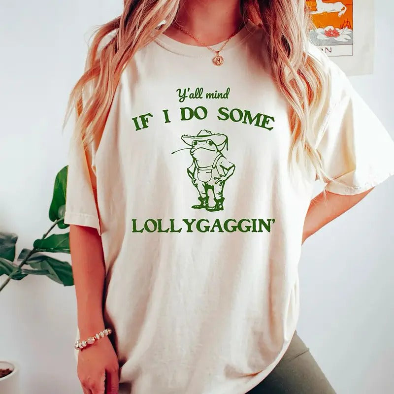 Funny Frog Shirt, Meme TShirt, Cowboy Frog Tee, Funny Western Shirt, Frog T-shirt, Funny Sayings Sweater, Meme Graphic...