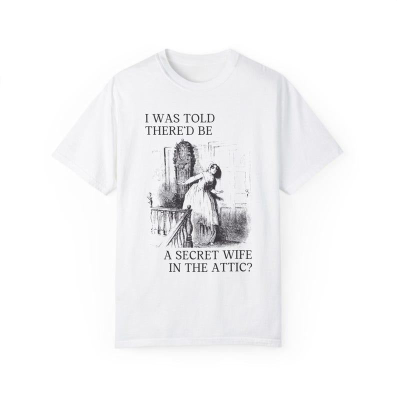 Funny Gothic Romance Tee Shirt for Spooky Romance Reader: Gift for Librarian or Literature Professor Who Loves Jane Eyre,...