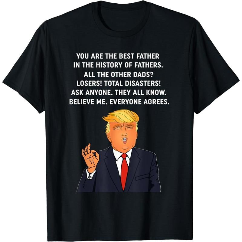 Funny Great Dad Donald Trump Father's Day Gift Tee T-Shirt Made in USA Hoodie, Sweatshirt | HypeDripTees.com