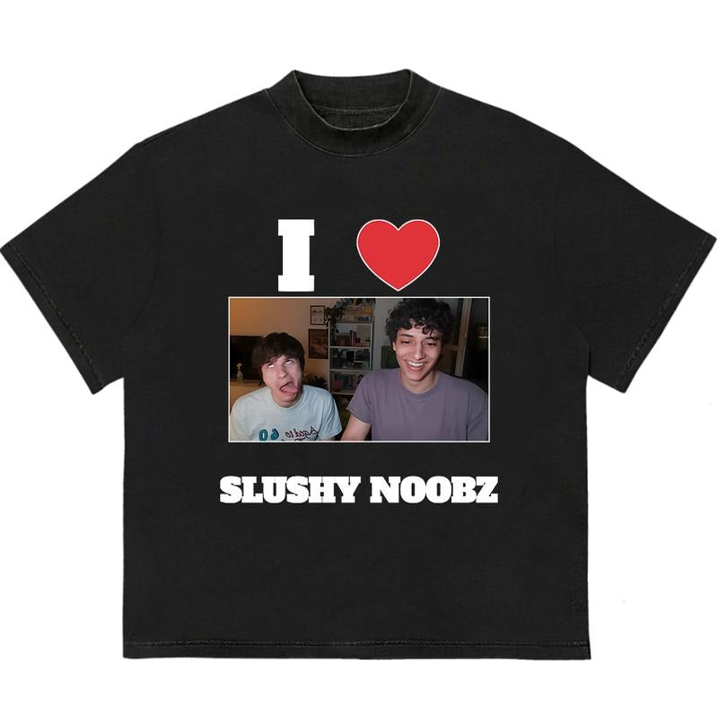 Funny I Love Slushy Noobs T-Shirt Trendy Graphic T-Shirt with Street Style Hoodie, Sweatshirt | HypeDripTees.com