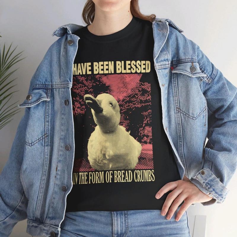 Funny Meme Shirt, I Have Been Blessed Duck Shirt, Funny Graphic Tee, Quirky And Humorous Quote Design Merch Hoodie,...