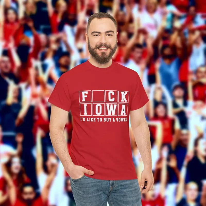 Funny Nebraska Shirt - Fck Iowa Shirt - Nebraska Gift - Nebraska Apparel Hoodie, Sweatshirt | HypeDripTees.com