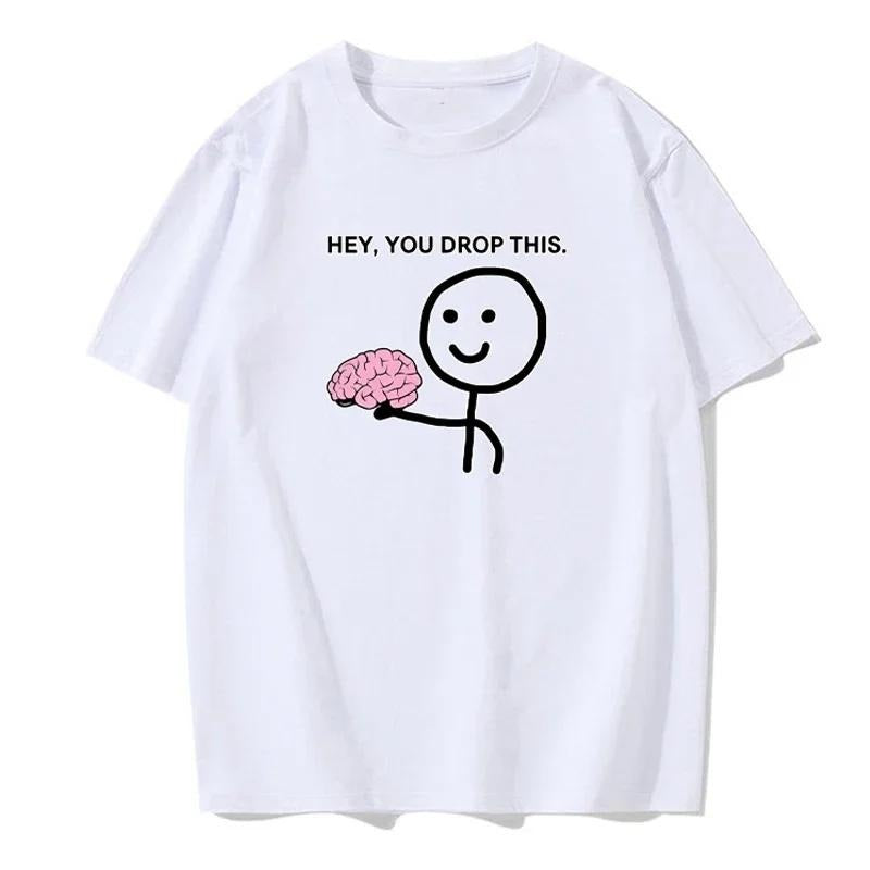 Funny Please Use This Your Brain Sarcasm T Shirts Graphic Cotton Streetwear Short Sleeve Harajuku Humor Joke T-shirt Men...