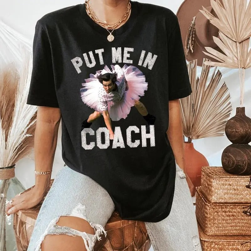 Funny Put Me in Coach Jim Carey Tshirt Sweatshirt Hoodie, tshirt best selling 2025 | HypeDripTees.com