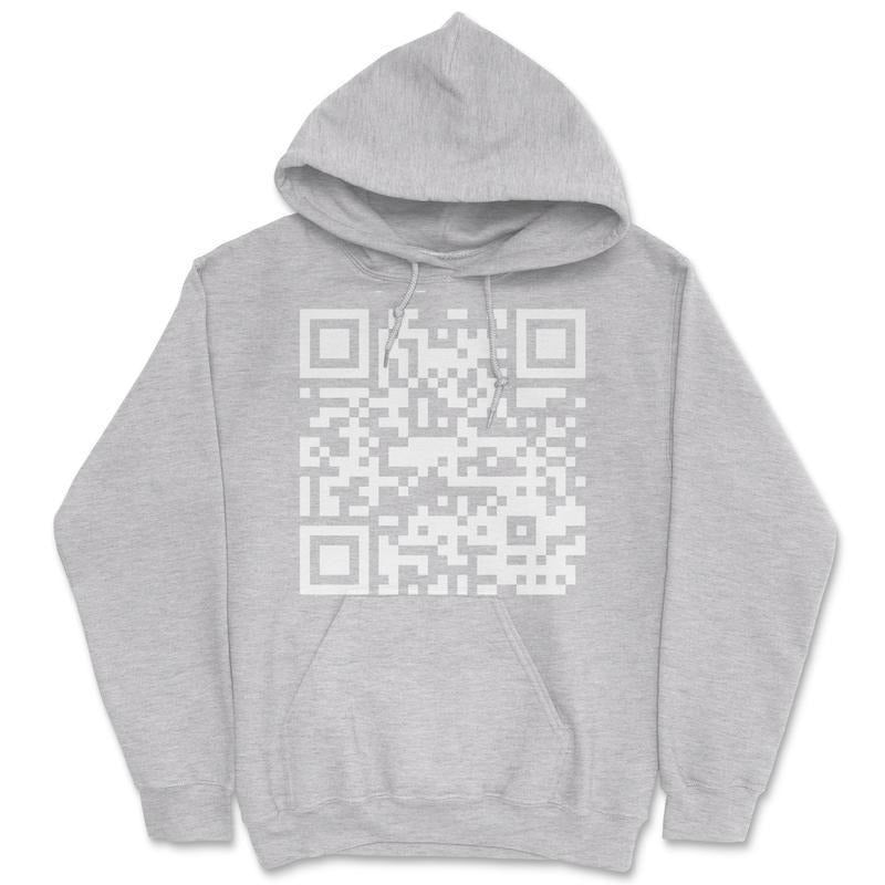 Funny QR Code T-Shirt, Sweatshirt, Hoodie | HypeDripTees.com