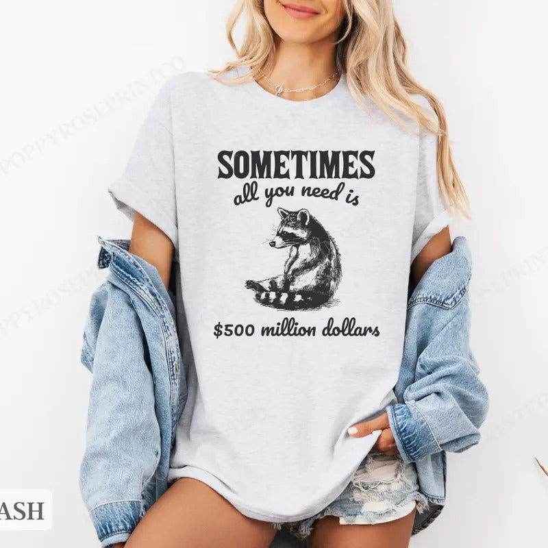 Funny Raccoon Shirt Bella Canvas,  Funny Tshirts,  Gift for Her, Women's Graphic Tee Hoodie, Sweatshirt | HypeDripTees.com