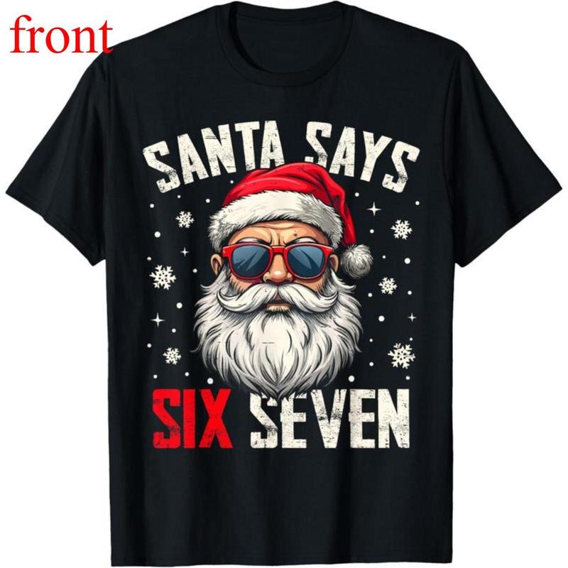 Funny Santa Says Six Seven Christmas 67 Meme Xmas T-Shirt Hoodie, Sweatshirt | HypeDripTees.com